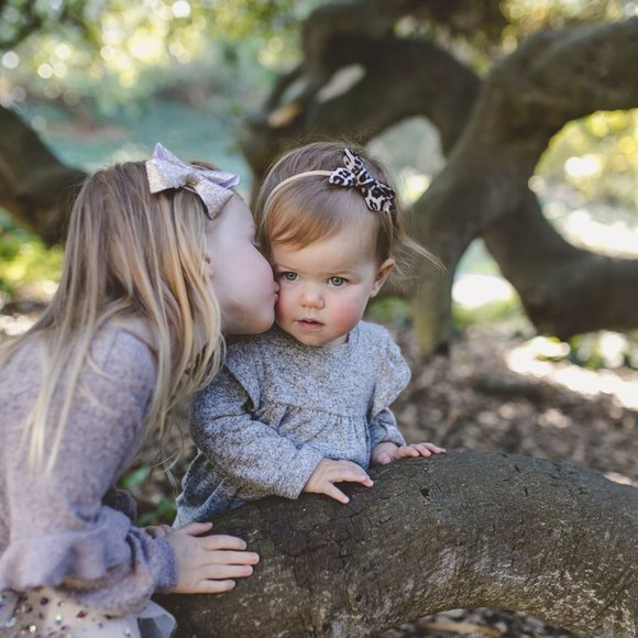 Mixed Holiday Bow Set of 6 in Soft & Super Stretchy Nylon Headband - Picture 6 of 7